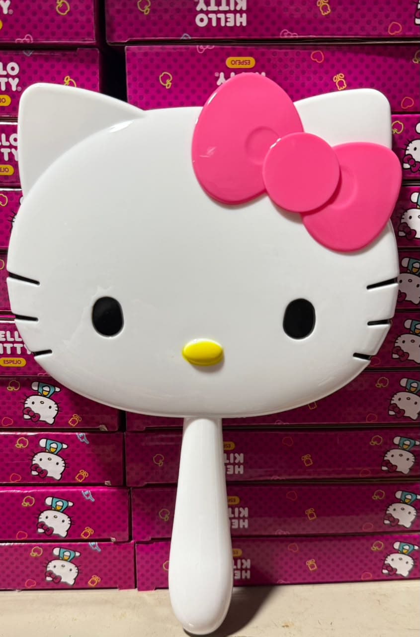 Espejo de mano HK fucsia