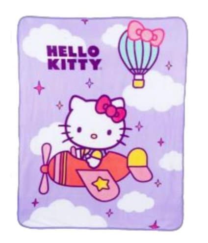 MANTA HELLO KITTY MORADO