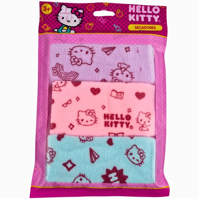 SECADOR MICROFIBRA HELLO KITTY