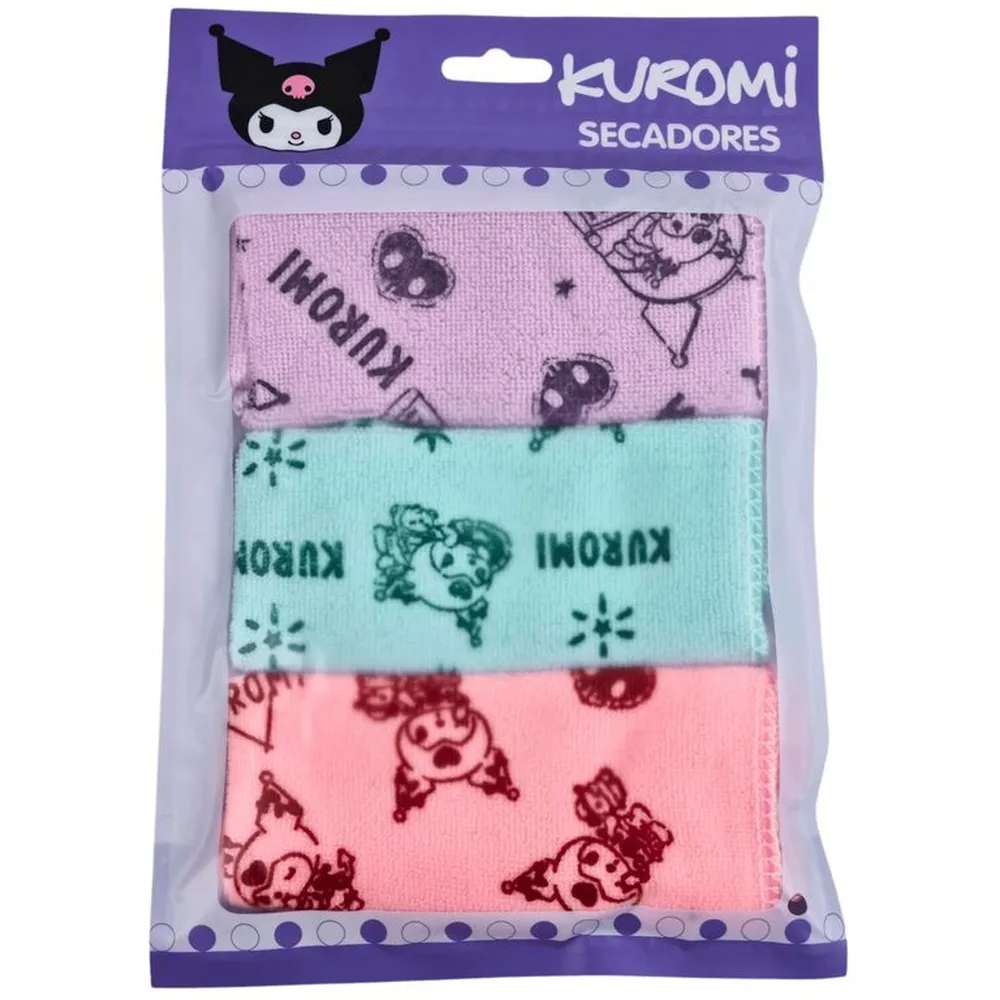 SECADOR MICROFIBRA KUROMI