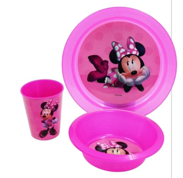 SET DE VAJILLA 3PCS MINIE