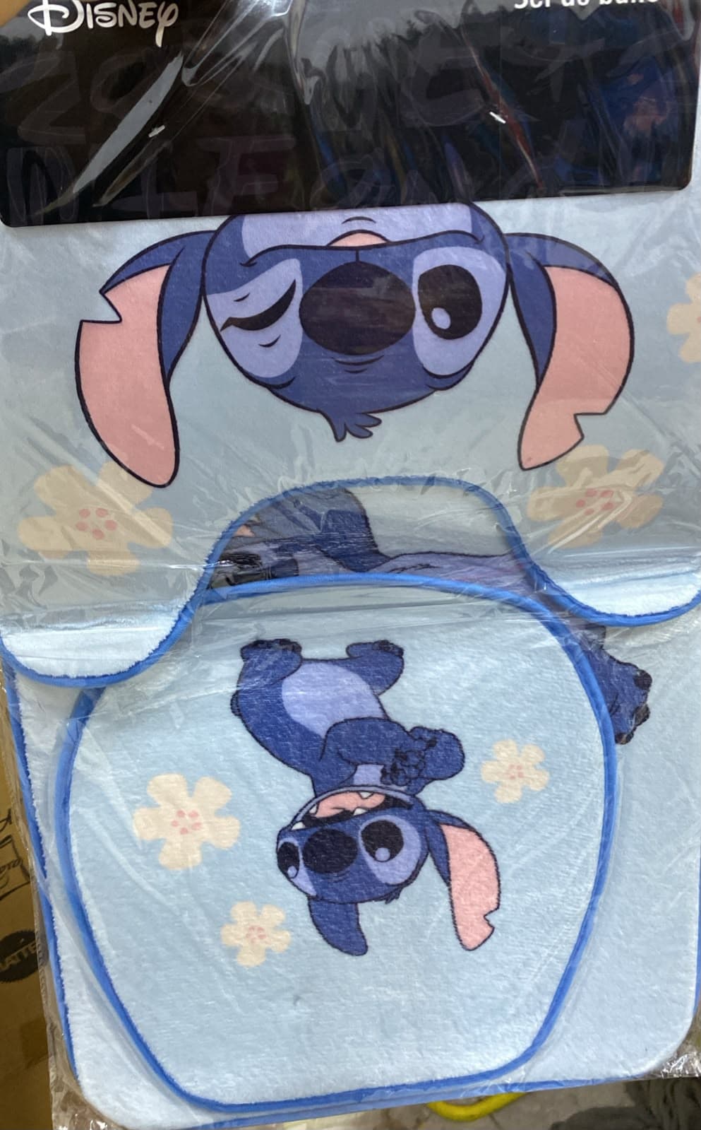 SET DE PISO DE BAÑO STICH MODELO 1