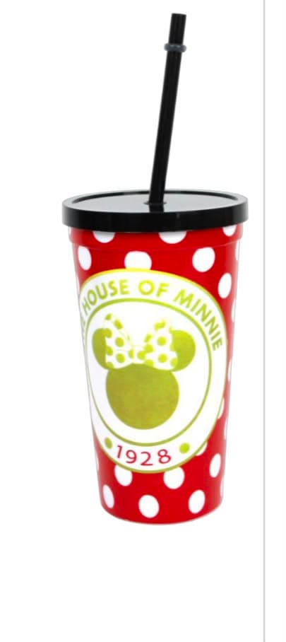 VASO CON CAÑA MINIE DORADO