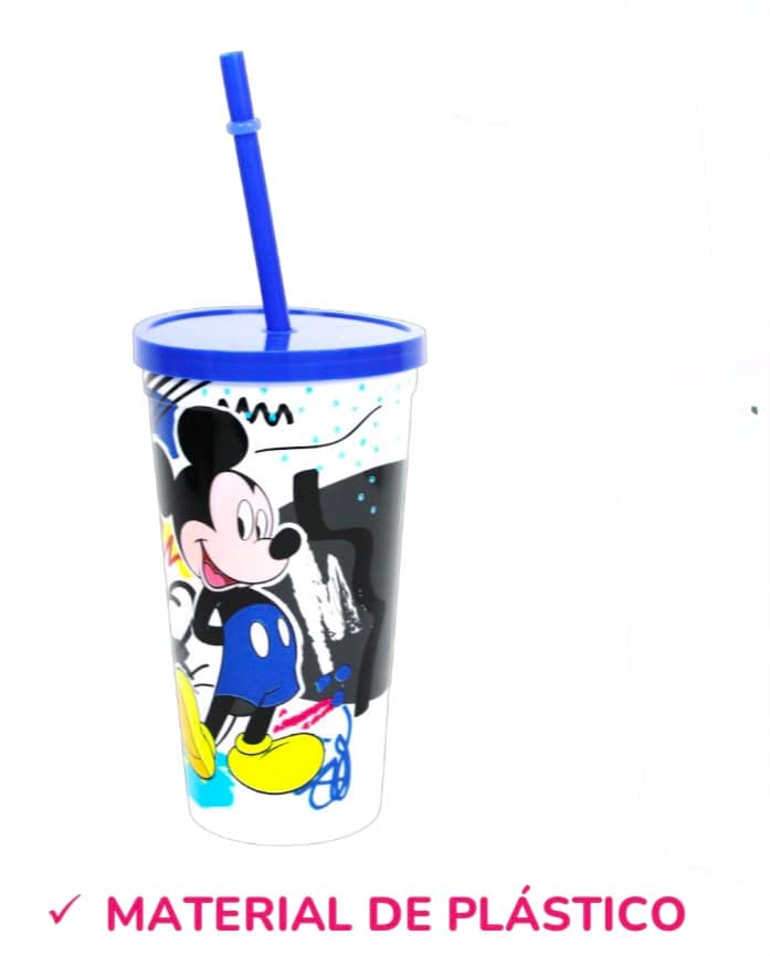 VASO CON CAÑA MICKIE