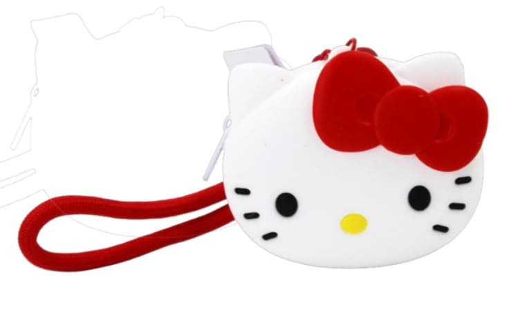 MONEDERO LLAVERO HELLO KITTY ROJO