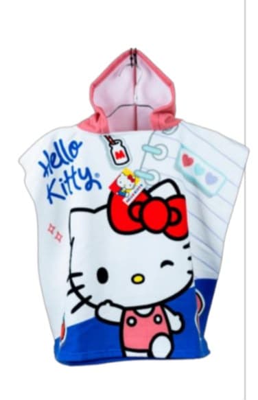 TOALLA CAPUCHA HELLO KITTY MODELO 3