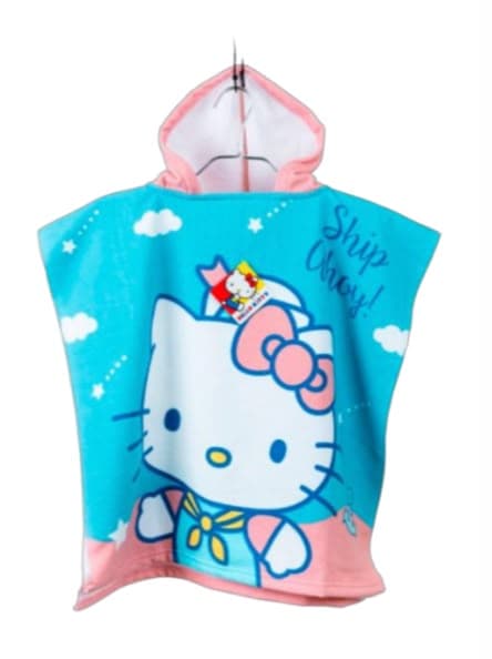 TOALLA CAPUCHA HELLO KITTY MODELO 4