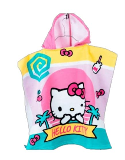 TOALLA CAPUCHA HELLO KITTY MODELO 5