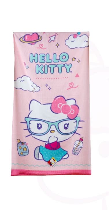 TOALLA DE PLAYA HELLO KITTY MODELO 1
