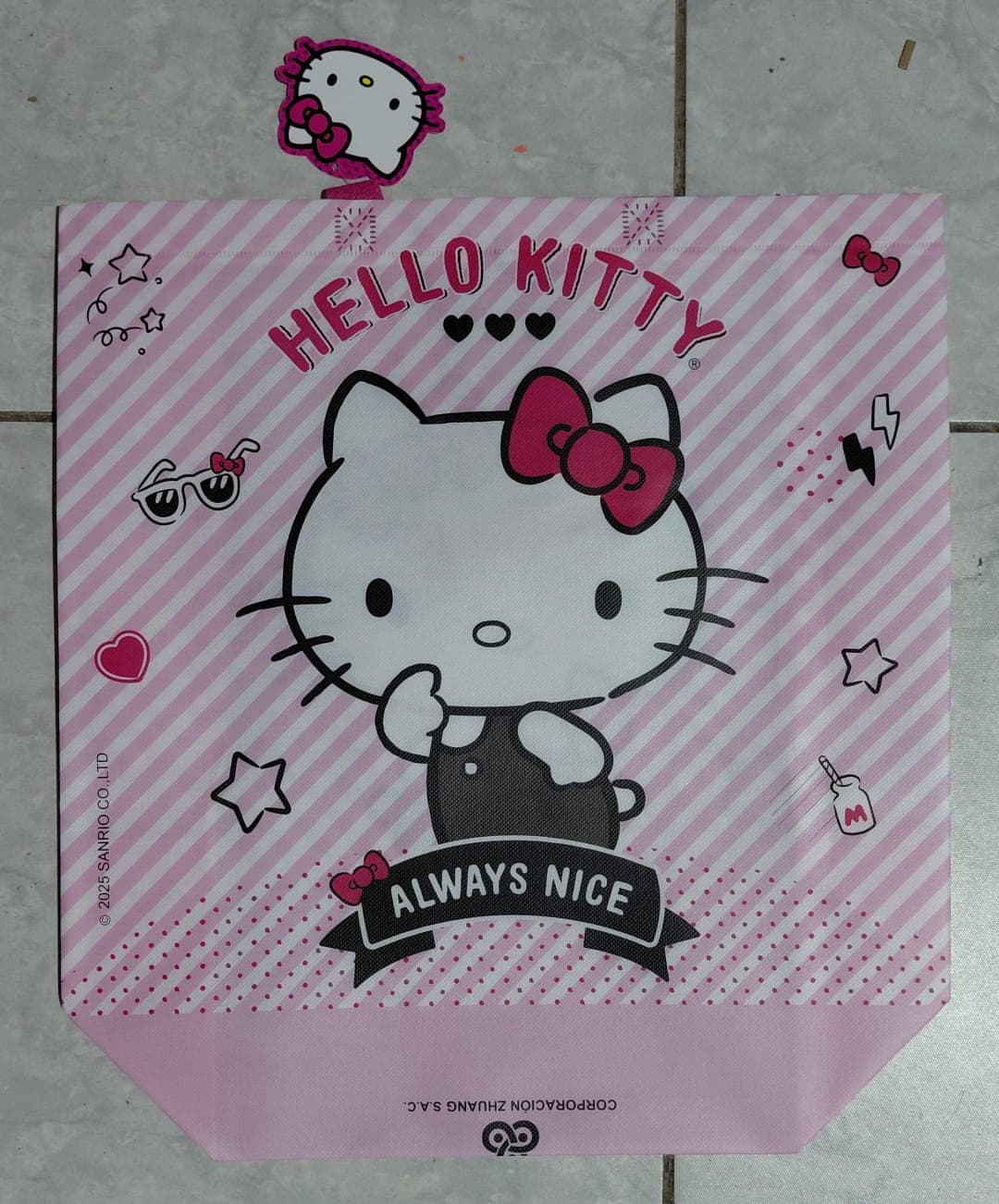 BOLSA DE COMPRA HELLO KITTY MODELO 3