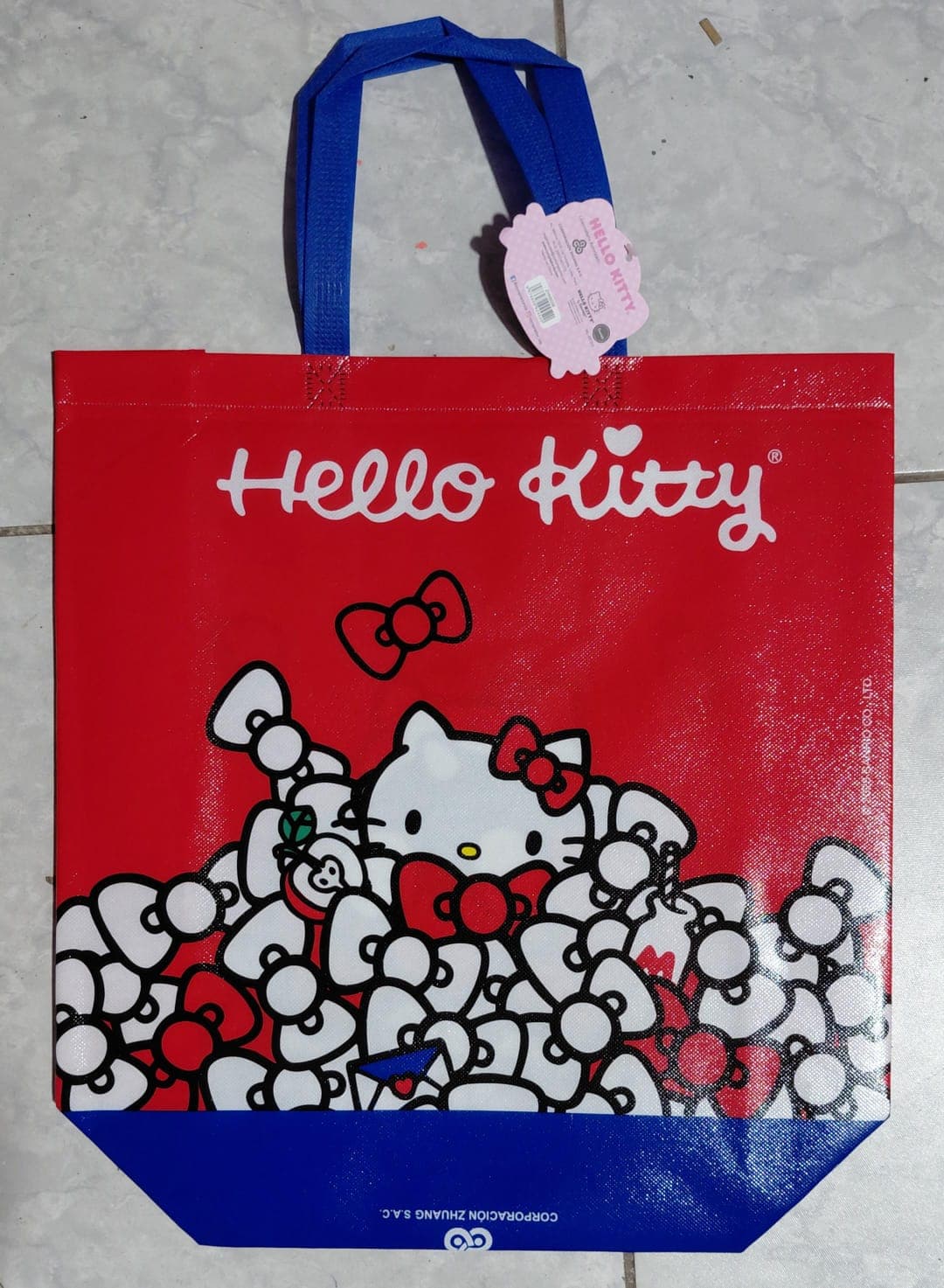 BOLSA DE COMPRA HELLO KITTY MODELO 4