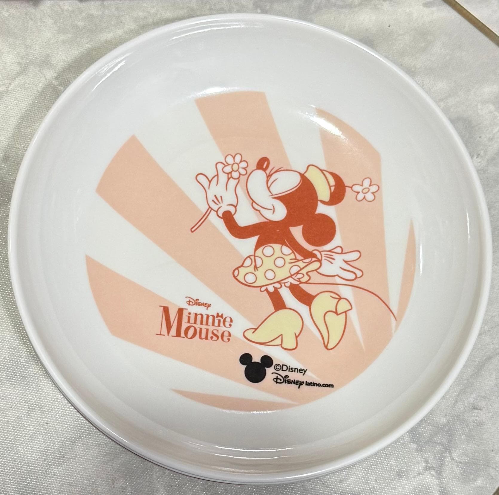 PLATO DE MELAMINE HONDO MINIE MODELO 2