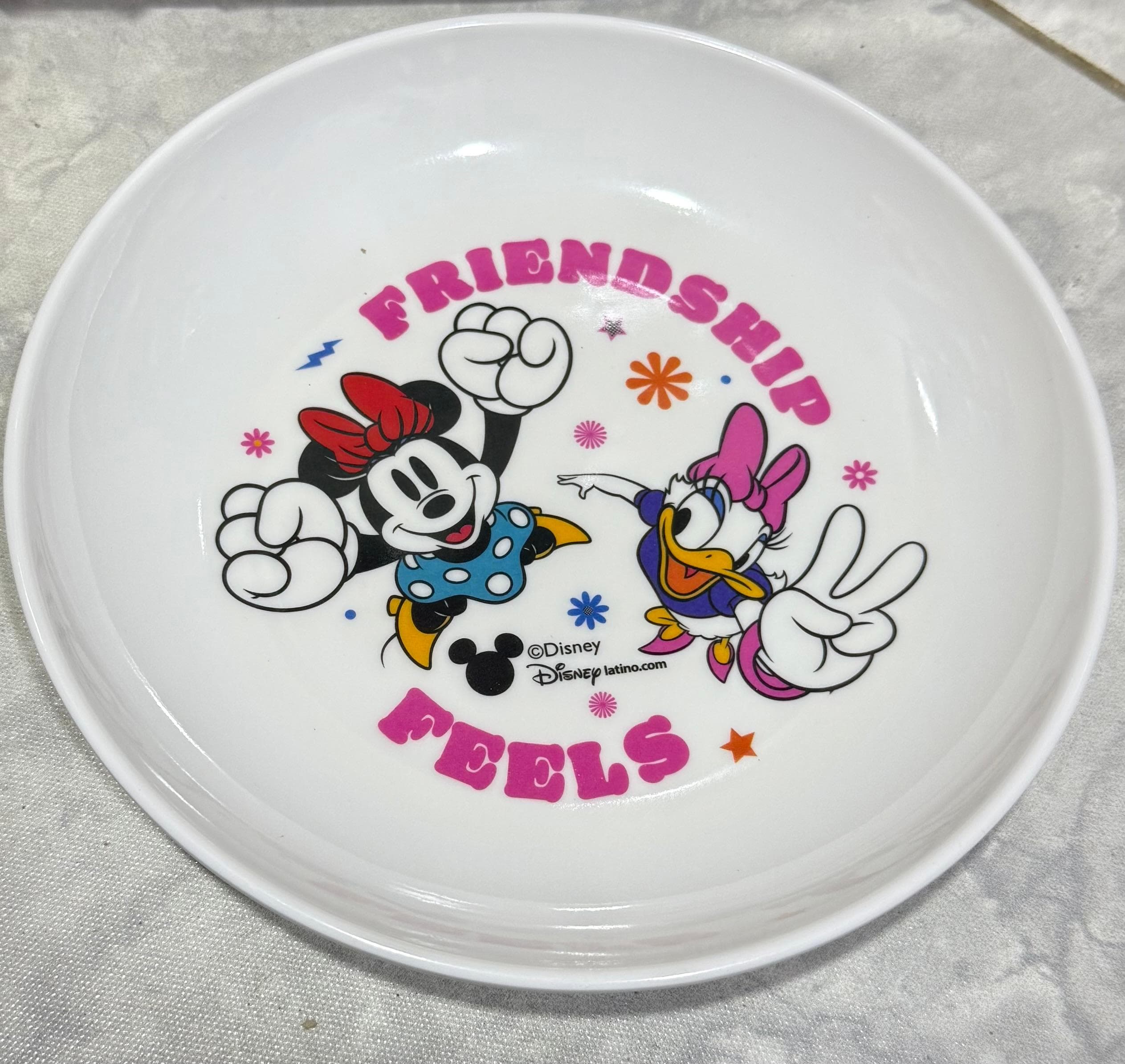 PLATO DE MELAMINE HONDO MINIE MODELO 3