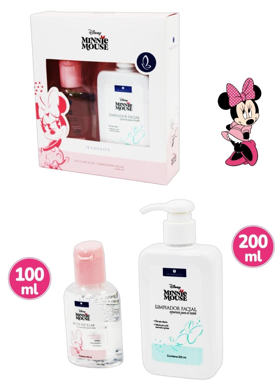 AGUA MICELAR + LIMPIADOR FACIAL DISNEY